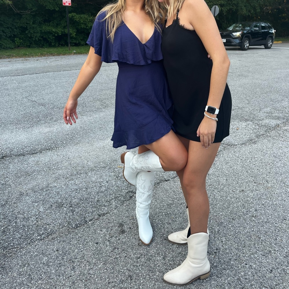 Blue Wrap Dress
